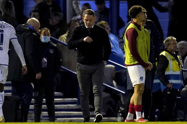 Wigan boss Leam Richardson after last night's defeat: Andrew Matthews/PA Wire.