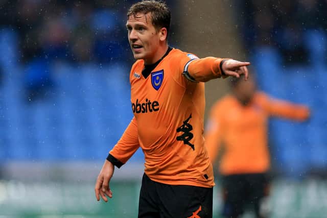 Brian Howard skippered Pompey during the first half of the ill-fated 2012-13 campaign. Picture: Mike Egerton, EMPICS Sport