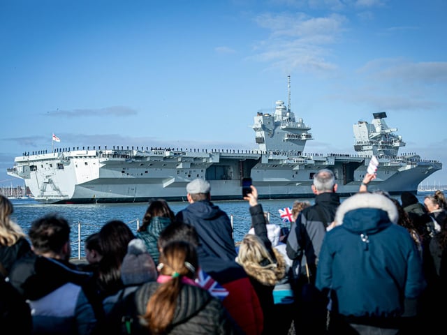 The Royal Navy aircraft carrier had an memorable USA deployment and 2023.