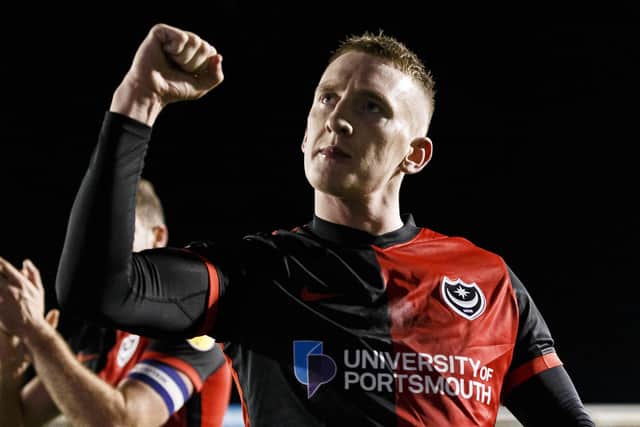 Ronan Curtis played the full 90 as Pompey beat Shrewsbury.   Picture: Daniel Chesterton/phcimages.com