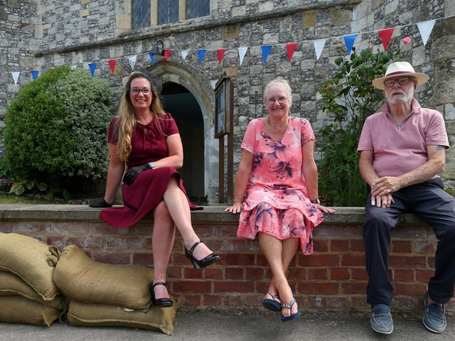 L to R: Nicky Blakey, Maureen Davies and Matt Dillon.