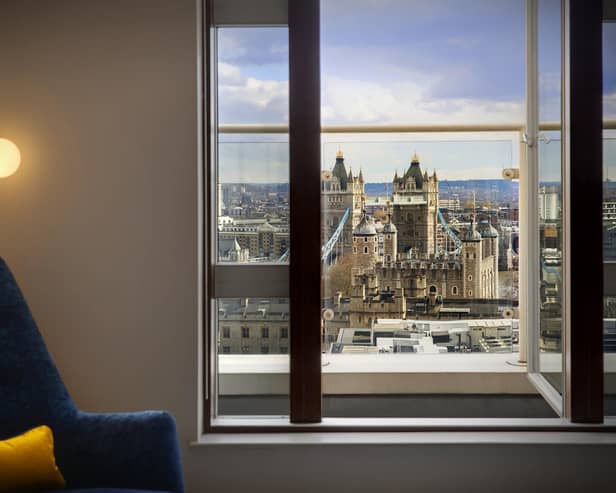 Stunning views of the capital skyline.