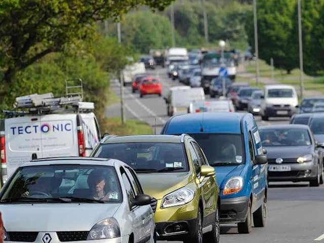 Delays of up to 30 minutes are being reported on the M27 following a multi vehicle incident.