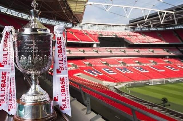 The prize on offer for US Portsmouth and Binfield this Saturday - a trip to Wembley for the FA Vase final.