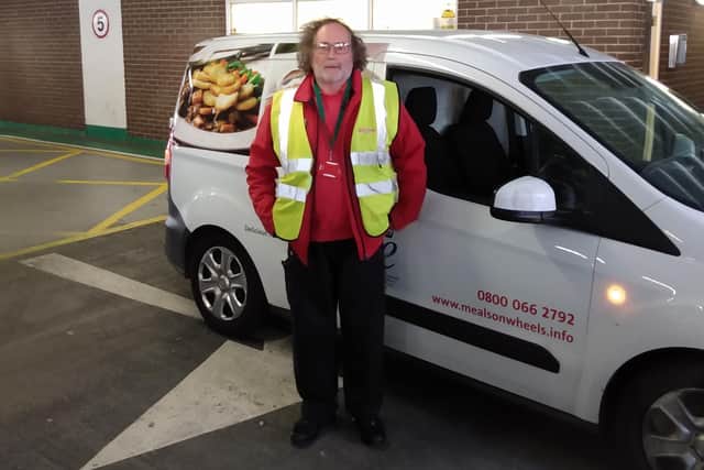 Two drivers have been nominated for the 'Hidden Heroes' award for their work as part of the Meals on Wheels initiative. Pictured: Les Grant