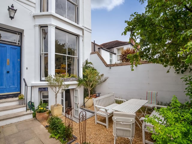 This end-of-terrace townhouse in Netley Terrace, Southsea, is on the market at a guide price of £665,000. It is listed by Fine and Country.