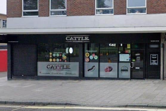 Cattle Steakhouse at Hanover Buildings, Southampton, which has lost its licence after breaching Covid regulations
Picture: Google