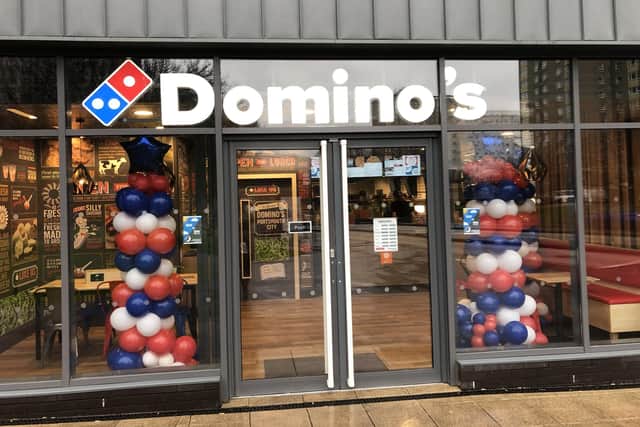 The new Domino's Pizza store that has opened in Winston Churchill Avenue in Portsmouth. 