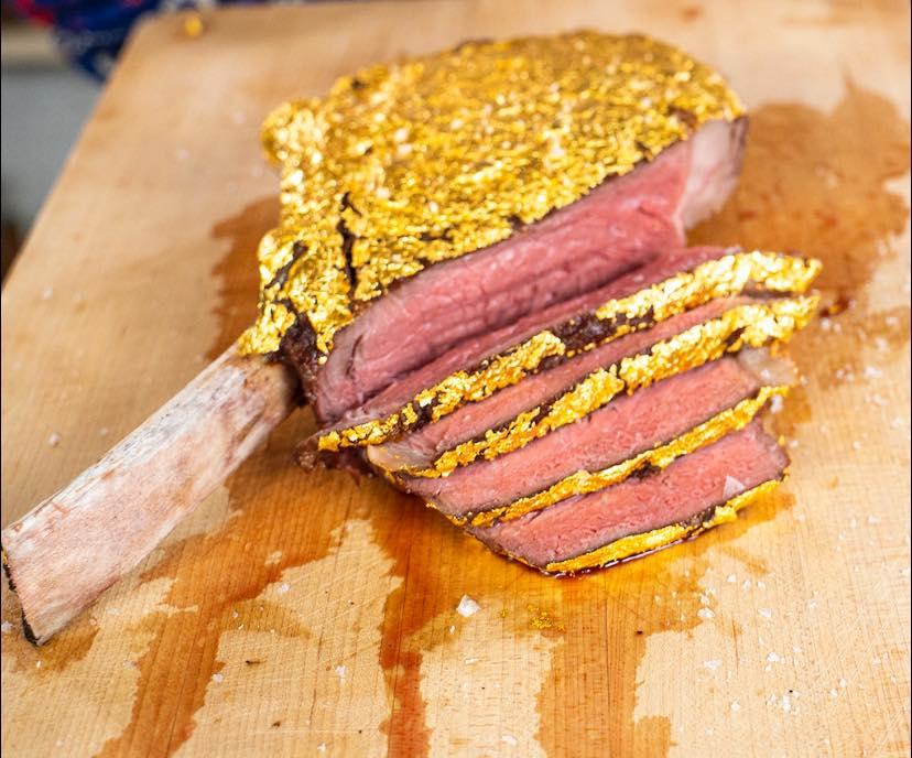 Golden clearance tomahawk steak