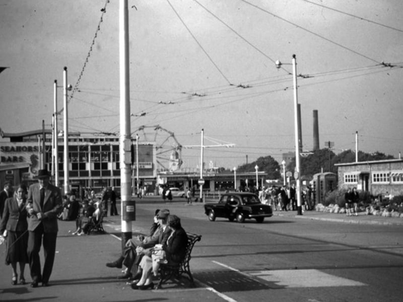 The Clarence Pier area with the old power station in the background, about 1960. Picture: Paul Costen
