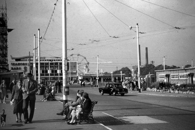 The Clarence Pier area with the old power station in the background, about 1960. Picture: Paul Costen