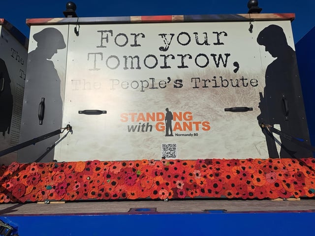 The Standing With Giants silhouettes commemorating those who served during the D-Day landings returned to Portsmouth on September 14 after being displayed in Normandy, France, for the 80th anniversary of the event.