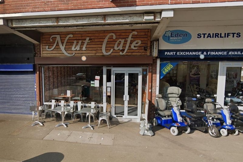 Nut Cafe is renowned for its cooked breakfasts and has a relaxed and cosy atmosphere.