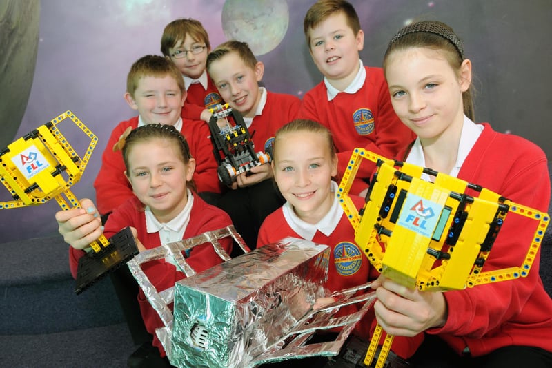 The Harton Primary School winning Lego League team in 2013. Remember this?