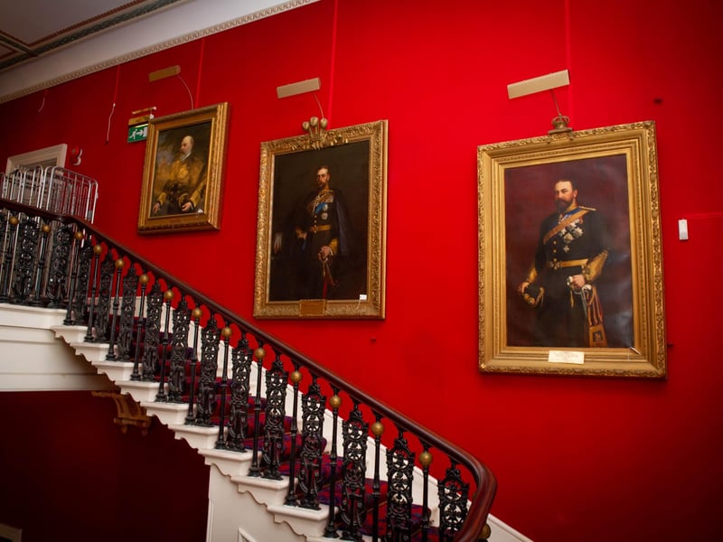 Royal Marines Museum is transporting it's artifacts to the Historic Dockyard. 18th December 2019
Pictured: Some of the paintings yet to be removed at the time. Picture: Habibur Rahman