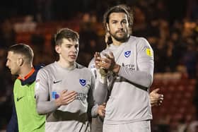Steve Seddon, left, and Christian Burgess both left Pompey in the summer. Picture: Joe Pepler