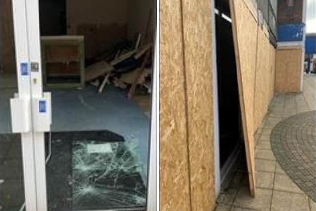 Youths have been jumping on roofs of shops in Waterlooville town centre, smashing windows and air conditioning units. Picture: Hampshire and Isle of Wight Constabulary.