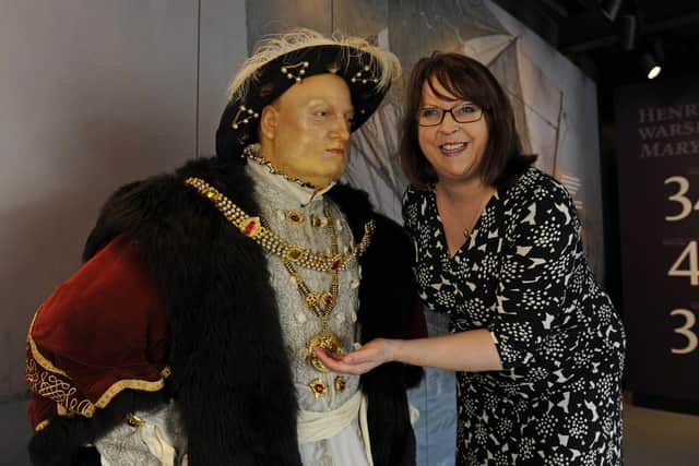 Helen Bonser-Wilton who is the Chief Executive of the Mary Rose Trust, launches the trusts new branding strategy at the site of the Mary Rose in Portsmouth.
Picture Ian Hargreaves  (180218-1)