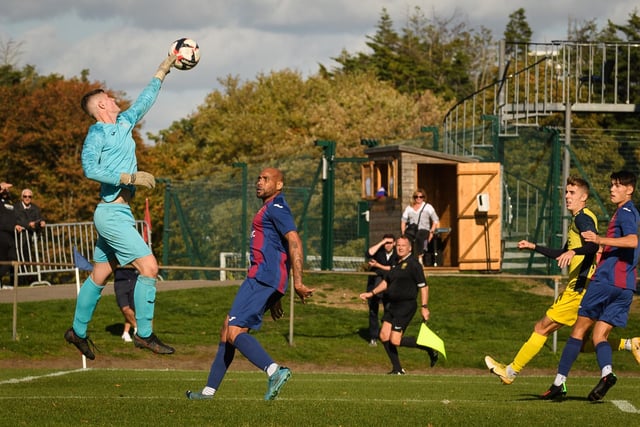 USP goalkeeper Charlie Shepherd. Picture: Keith Woodland