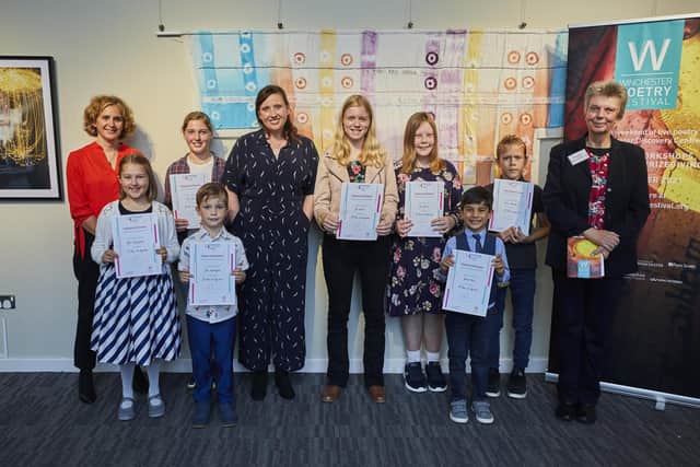 Hampshire Young Poets 2021 awards ceremony.