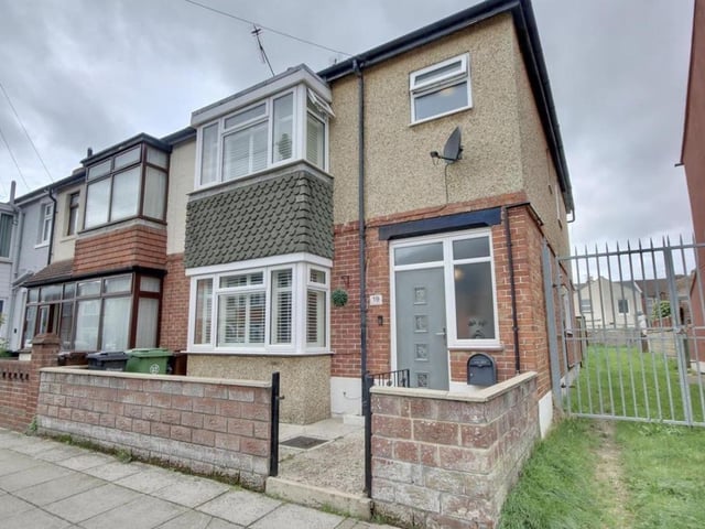 This property offers three bedrooms, one bathroom and two reception rooms as well as a spacious garden.