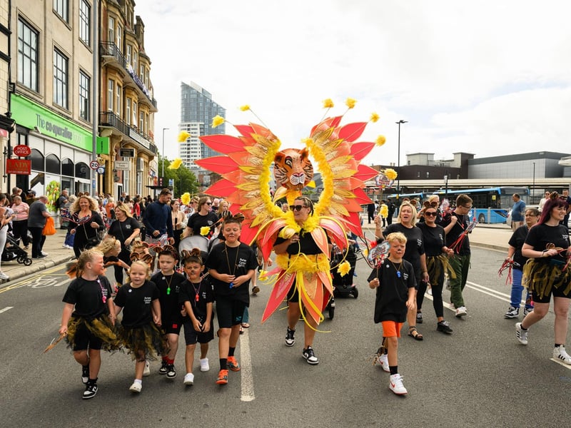 Portsea carnival 2023 - Local people taking part in the circus-themed parade on Saturday, August 12.