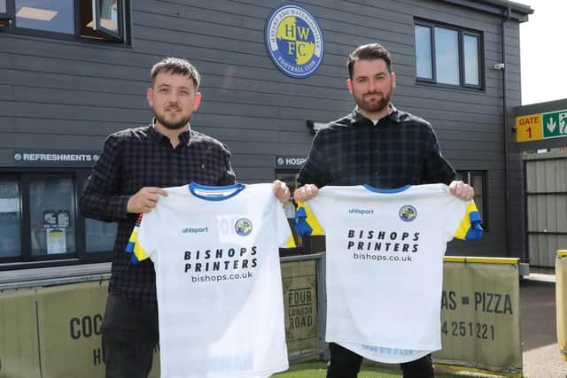 Relaunched Hawks Women first-team manager Ben Evans, left, and assistant boss Chris Cooper Picture: Dave Haines