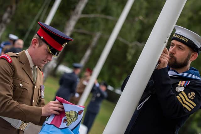 138 flag raisers will be deployed across the venues during the games, to lead 280 medal presentations over the 11 days of the sporting spectacular.