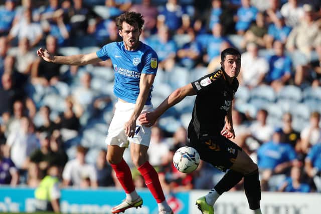 John Marquis has earned a swift recall to Pompey's side for tonight's encounter with Plymouth. Picture: Joe Pepler