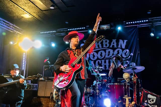 The Urban Voodoo Machine on their last visit to The Wedgewood Rooms in January 2022. Picture by Dubbel Xposure Photography