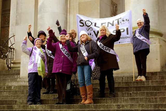Solent Waspi women mark International Women's Day