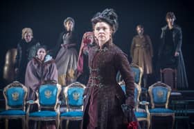 Natalie Dormer in the title role, and company, in Anna Karenina at Chichester Festival Theare. Photo by Marc Brenner
