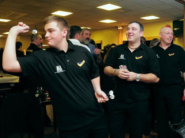 The players warm-up ahead of the Gosport Pub League v Gosport Club League Charity match in 2009.