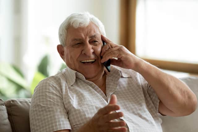 Pensioners will be happy to get a phone call this Christmas