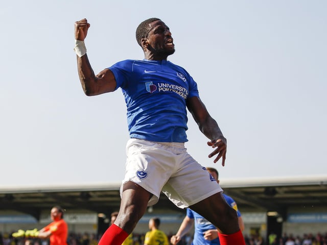 Bogle joined Pompey on loan from Cardiff and came off the bench to net on his debut at Luton in a 3-2 defeat. Picture: Daniel Chesterton/phcimages.com
