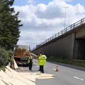 Timber found by police on A27