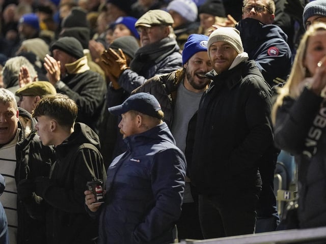 There were plenty of smiles among the Fratton faithful before kick-off - but not as many at the final whistle, though!