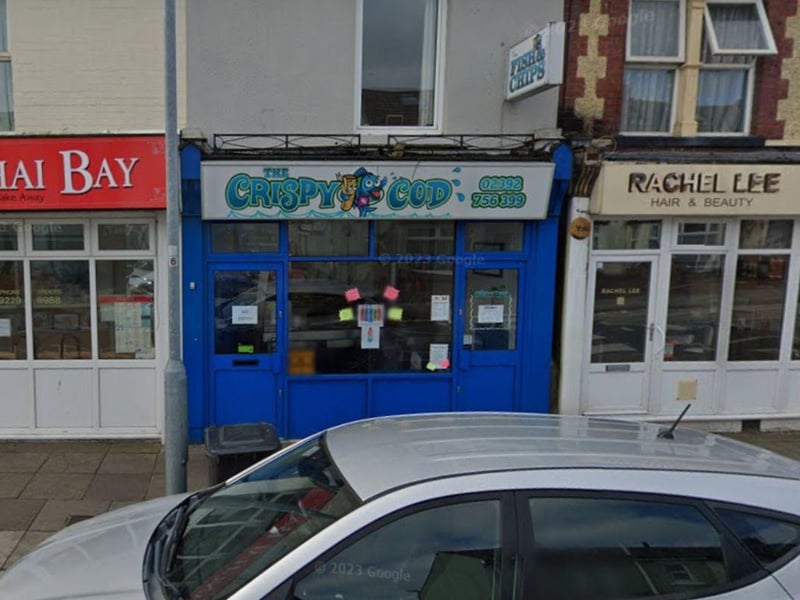 The Crispy Cod dishes up delicious crispy battered fish and tasty chips.