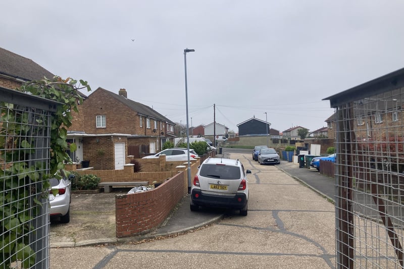 Scene in Cinderford Close, Paulsgrove. Emma Watts is fighting for her life as Paul Watts was charged with attempted murder