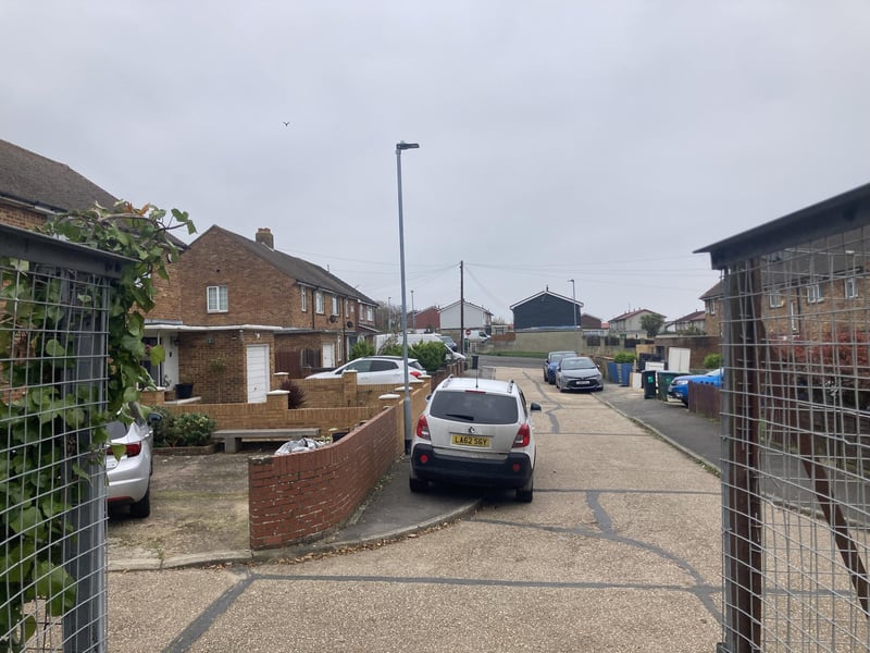 Scene in Cinderford Close, Paulsgrove. Emma Watts is fighting for her life as Paul Watts was charged with attempted murder