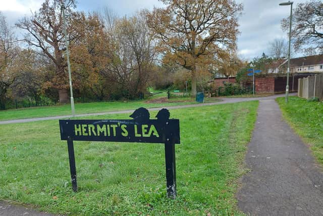 The area of Leigh Park, off Purbrook Way, that was cordoned off for police investigations following an attempted rape on December 3, 2021.