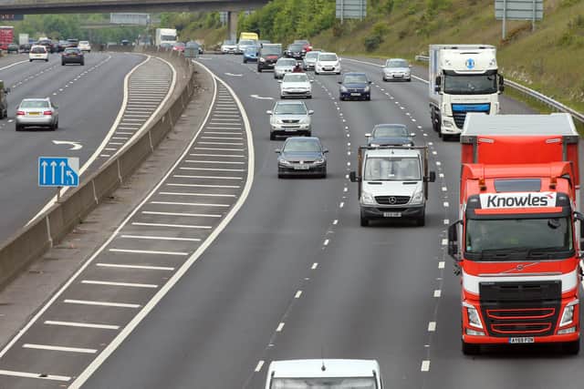 M27 near Portchester. Picture: Chris Moorhouse (jpns 040522-25).