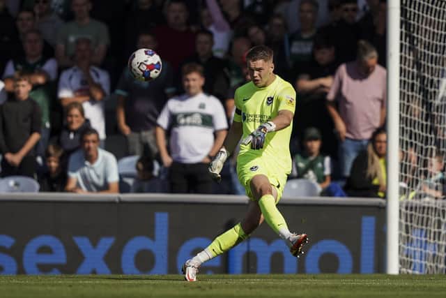 Danny Cowley has been impressed with Josh Griffith's performances after being handed the tough task of replacing Gavin Bazunu. Picture: Jason Brown/ProSportsImages