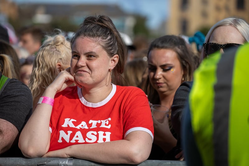 Kate Nash fan waits for her to perform
Photo by Alex Shute