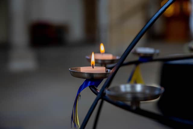 Candles lit in memory of Queen Elizabeth II
Picture: Habibur Rahman