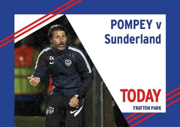 Pompey take on Sunderland today at Fratton Park (3pm)