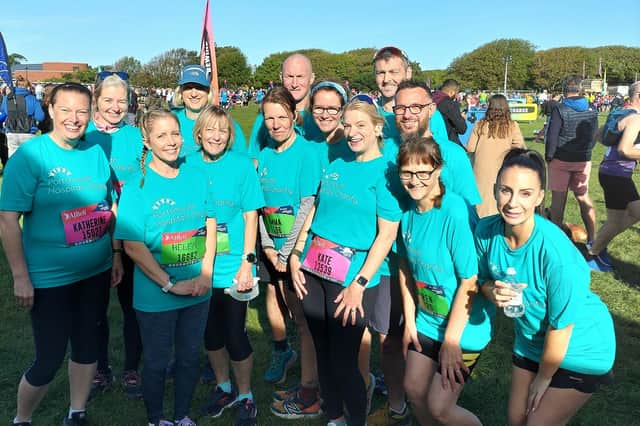 Some of the runners who took part in the Great South Run to fundraise for Portsmouth Hospitals Charity