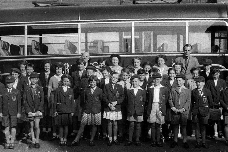 A St Judes School trip to Marmion Road late 1940's.