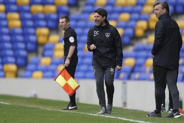 Danny Cowley has chosen a new Pompey penalty taker to succeed John Marquis. Picture: Jason Brown/ProSportsImages