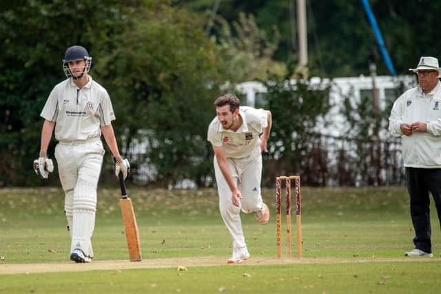 Fareham & Crofton's James Headen took three wickets in his side's Hampshire League loss to Easton & Martyr Worthy. Picture: Vernon Nash